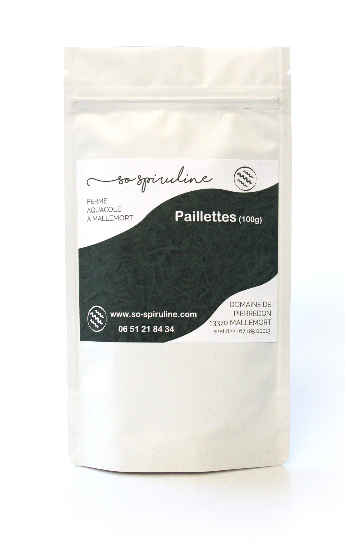 Spiruline en paillettes