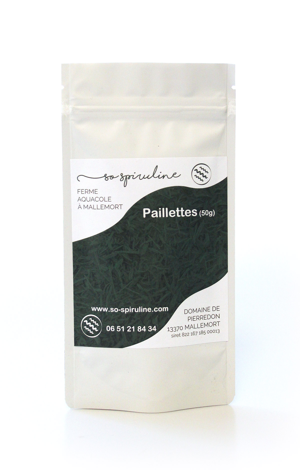 Spiruline en paillettes