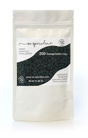 Spiruline cachets 100g